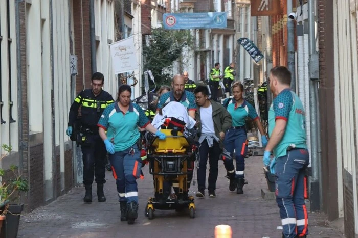 Ukrainian attacks people in the center of Amsterdam