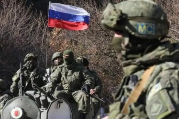 Russian military in the direction of the front