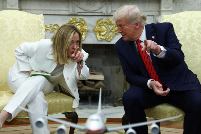 Мелоні закликала Трампа проявити таку ж рішучість до війни в Україні, як у випадку з Іраном