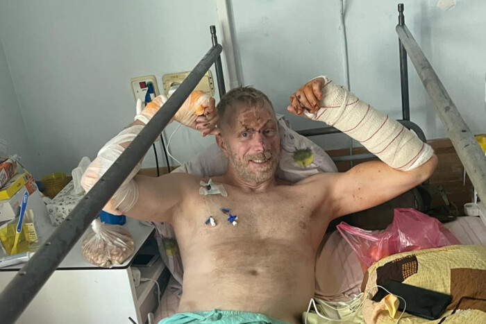 Aktor Andriej Walenski odniósł poważne obrażenia na froncie (zdjęcie)
