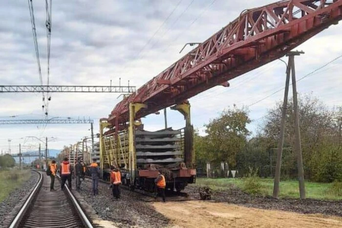 Будівництво євроколії Чоп-Ужгород.